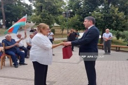 Növbəti köç karvanı Xankəndiyə çatıb, açarlar təqdim olunub - FOTO - YENİLƏNİB-1