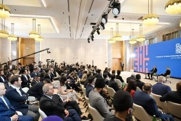 Prezident İlham Əliyev IV Şuşa Qlobal Media Forumunun açılışında iştirak edib - VİDEO - FOTO