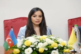 Romada Leyla Əliyeva ilə Müqəddəs Arxeologiya üzrə Pontifik Komissiyanın katibinin görüşü olub - FOTO