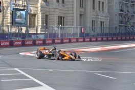 Bakıda Formula 2 üzrə sərbəst yürüş başa çatıb - YENİLƏNİB - FOTO