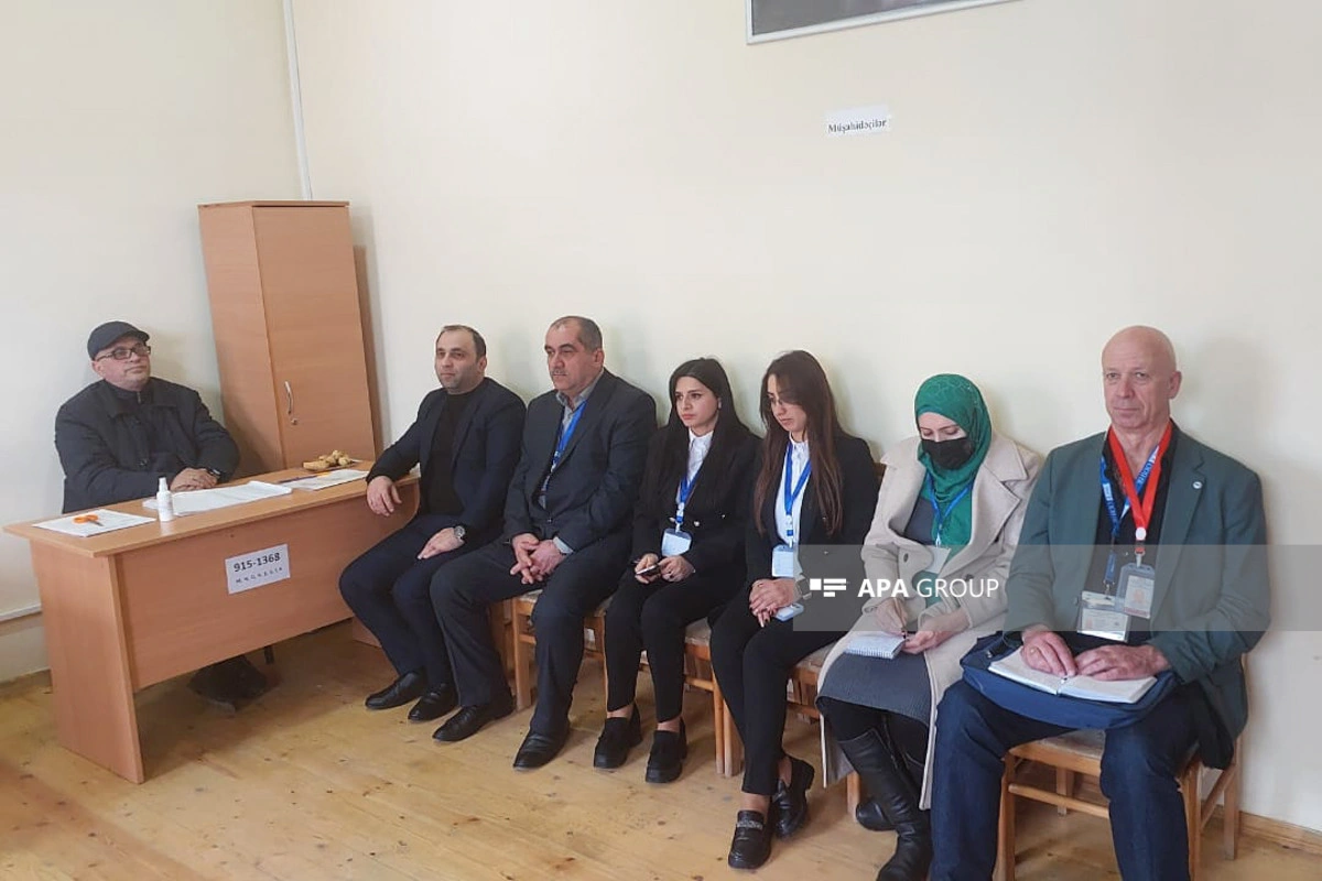 ATƏT müşahidəçiləri Lənkəranda seçkilərin gedişatını müşahidə ediblər