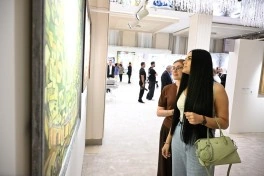 “GabalaFest” çərçivəsində ilk beynəlxalq incəsənət sərgisi açılıb - FOTO