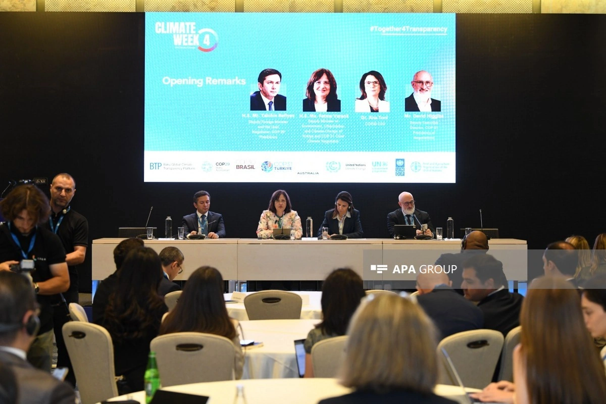 İqlim Həftəsi çərçivəsində növbəti panel sessiyası keçirilib - FOTO