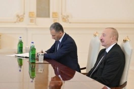 Prezident İlham Əliyev Beynəlxalq Cüdo Federasiyasının prezidentini qəbul edib - FOTO