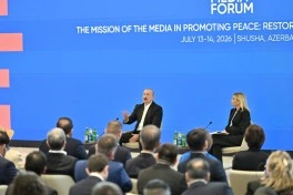 Prezident İlham Əliyev IV Şuşa Qlobal Media Forumunun açılışında iştirak edib - VİDEO - FOTO