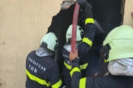 Binəqədi-Novxanı-Mehdiabad yolunda obyektdə yanğın məhdudlaşdırılıb - YENİLƏNİB-1 - FOTO - VİDEO