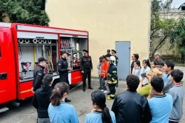 FHN-in Dövlət Yanğından Mühafizə Xidməti növbəti “açıq qapı günü” tədbirləri keçirib