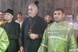 Alban-Udi dini icmasının nümayəndələri Gəncəsər Monastır Kompleksini ziyarət edib - FOTO - YENİLƏNİB