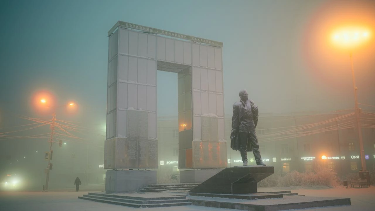 Yakutiyada mənfi 50 dərəcədəki yaşam  - Fotolar