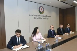 Ceyhun Bayramov ICMP-in baş direktoru Katrin Bomberger ilə görüşüb
