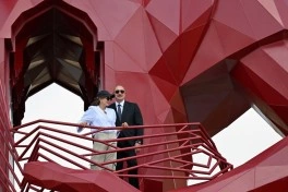Prezident İlham Əliyev Şamaxıda “Nəsimi Bağları” kompleksi ilə tanış olub - YENİLƏNİB - FOTO