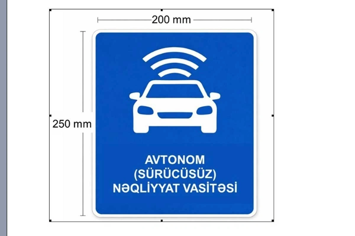Avtonom nəqliyyat vasitələrinin hərəkətinə dair tələblər qoyulub, tanınma nişanı olacaq