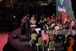 XV Qəbələ Beynəlxalq Musiqi Festivalının təntənəli bağlanış konserti keçirilib - FOTO