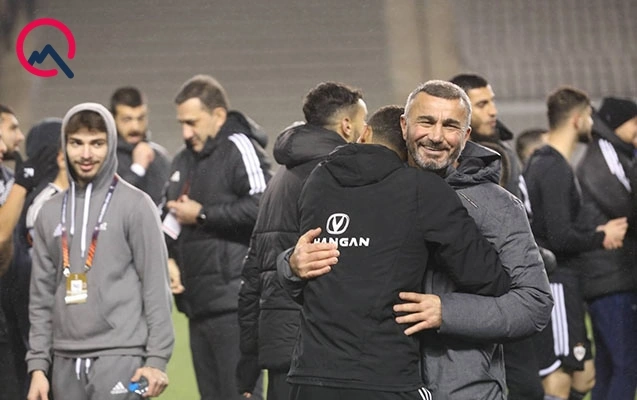 “Qarabağ”ın sevinci, Qurbanovun təbəssümü  - Fotolarda