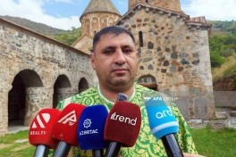 Alban-Udi dini icmasının nümayəndələri Xudavəng monastır kompleksini ziyarət ediblər - FOTO - YENİLƏNİB