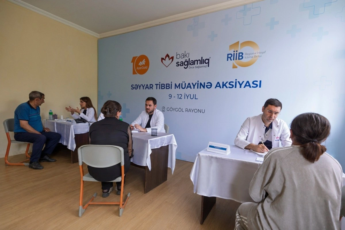 “AzerGold”un təşkilatçılığı ilə Göygöl rayonunda səyyar tibbi müayinə aksiyası keçirilib - FOTO