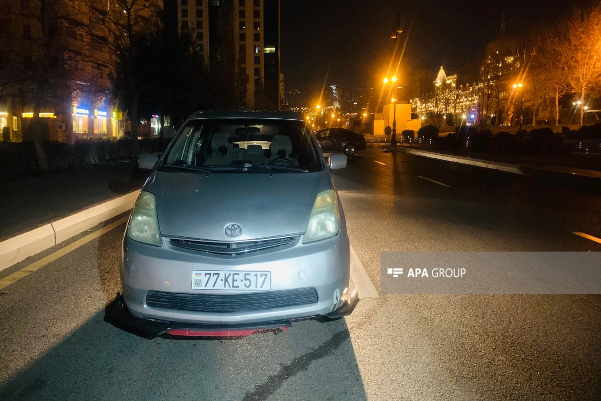 Bakıda üç avtomobil qəzaya uğrayıb - FOTO
