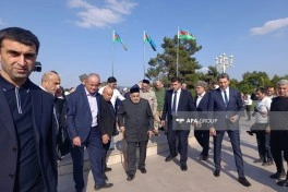 Seyid Yəhya Bakuviyə həsr olunmuş beynəlxalq konfransın iştirakçıları Xankəndidə olublar - FOTO