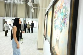 “GabalaFest” çərçivəsində ilk beynəlxalq incəsənət sərgisi açılıb - FOTO