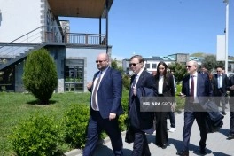 Azərbaycan-Rusiya Hökumətlərarası Dövlət Komissiyasının iclasının iştirakçıları Ağalı kəndi ilə tanış olublar - FOTO