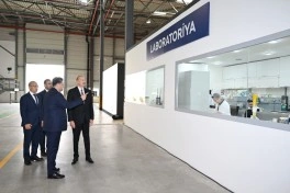 Prezident Qaradağda kağız və gigiyenik məhsulların istehsalı müəssisəsinin açılışında iştirak edib