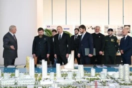 Prezident İlham Əliyev və Ramzan Kadırov “Bakı Ağ Şəhər”də olublar