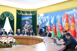 Çolpon-Ata şəhərində prezidentlərin iştirakı ilə Azərbaycan və Qırğızıstan Dövlətlərarası Şurasının 3-cü iclası keçirilib - YENİLƏNİB-1 - FOTO