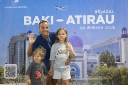 AZAL Atırauya ilk reysini həyata keçirib - FOTO