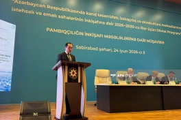 Aqrar sahədə Dövlət Proqramı çərçivəsində Sabirabadda regional müşavirə keçirilir - FOTO