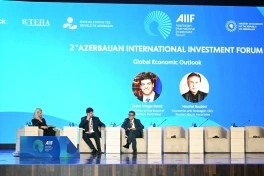 II Azərbaycan Beynəlxalq İnvestisiya Forumu: Azərbaycanın regionlar arasında strateji keçid kimi rolu müzakirə olunub - FOTO