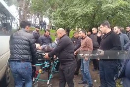 Ağstafada iki avtomobil toqquşub, xəsarət alan var - FOTO