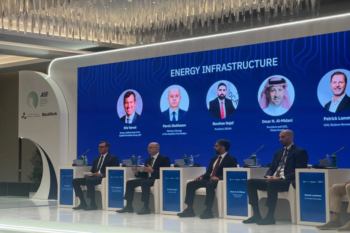 Energetika naziri AIIF 2026-da Azərbaycanın enerji infrastrukturu üzrə prioritetlərindən danışıb