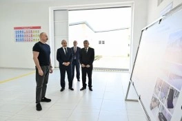 Xocalı şəhərində “Qarabağ Tekstil Evi” MMC istifadəyə verilib - FOTO