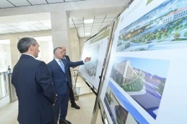 Emin Əmrullayev və Teymur Musayev Qarabağ Universitetinin Klinikasında olublar