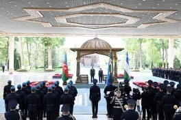 Daşkənddə Prezident İlham Əliyevin rəsmi qarşılanma mərasimi olub - FOTO