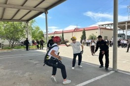 FHN-in Sumqayıt Regional Mərkəzi “Gənc xilasedici və yanğınsöndürən” yarışlarının zona birinciliyini keçirib
