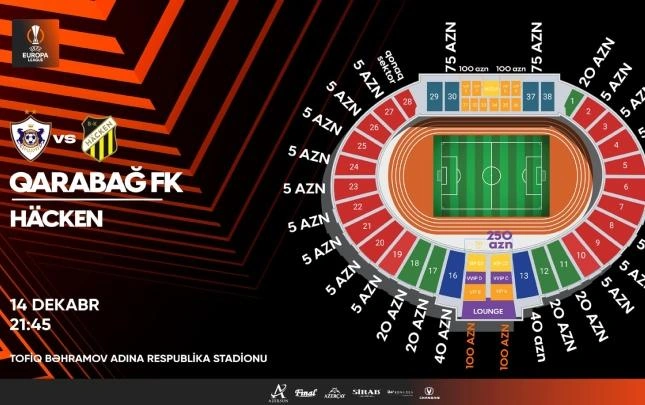 “Qarabağ”ın qrupdakı son oyununun biletləri satışda