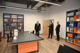 Prezident İlham Əliyev “SABAH.city” innovasiya şəhərciyinin birinci mərhələsinin açılışında iştirak edib - FOTO