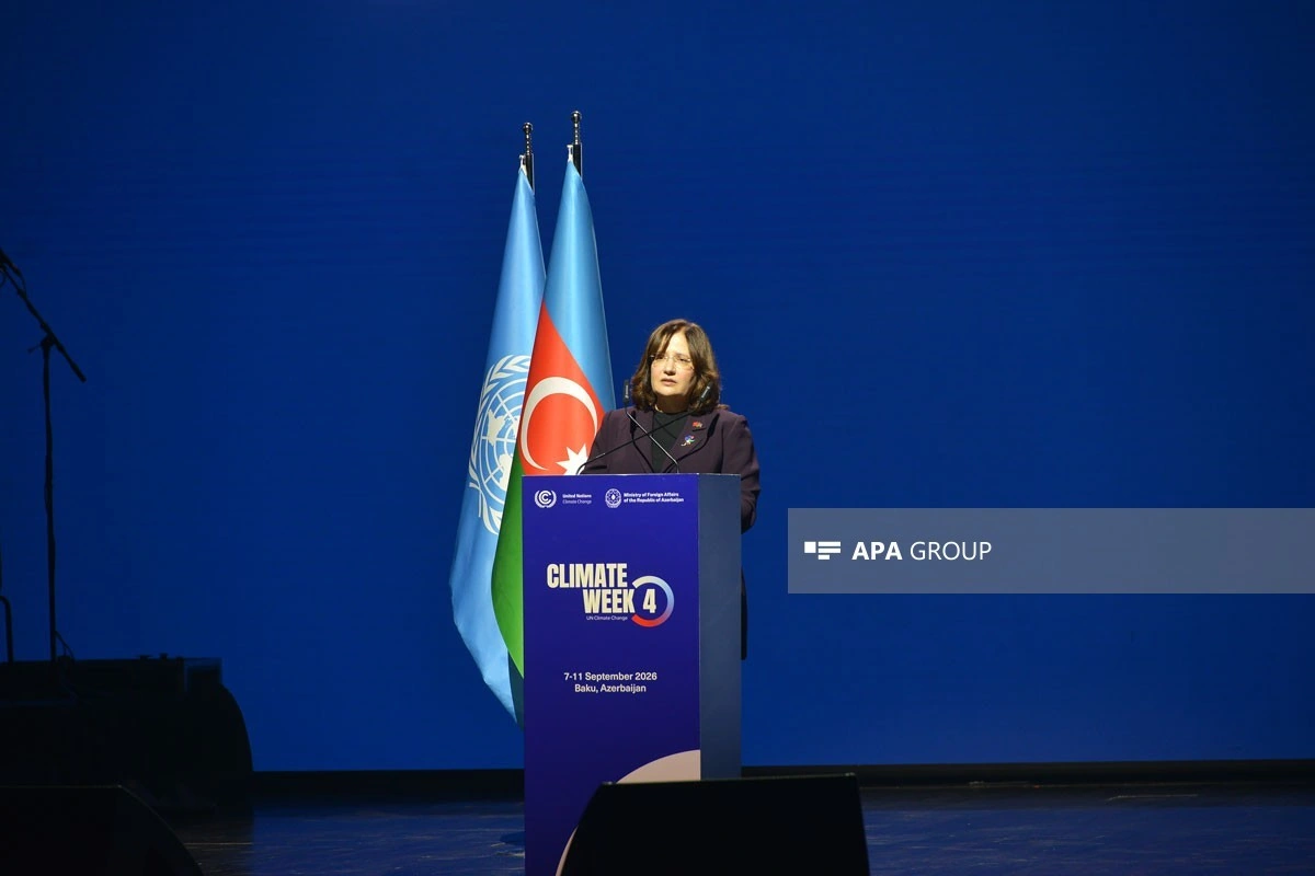 Fatma Varank: İqlim böhranını yalnız bir ölkənin gücü ilə həll etmək mümkün deyil