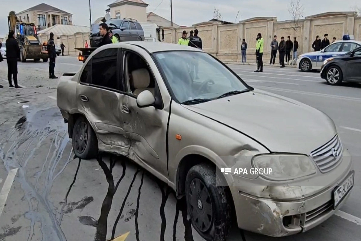 Naxçıvanda "Opel" və "Nissan" markalı avtomobillər toqquşub - FOTO