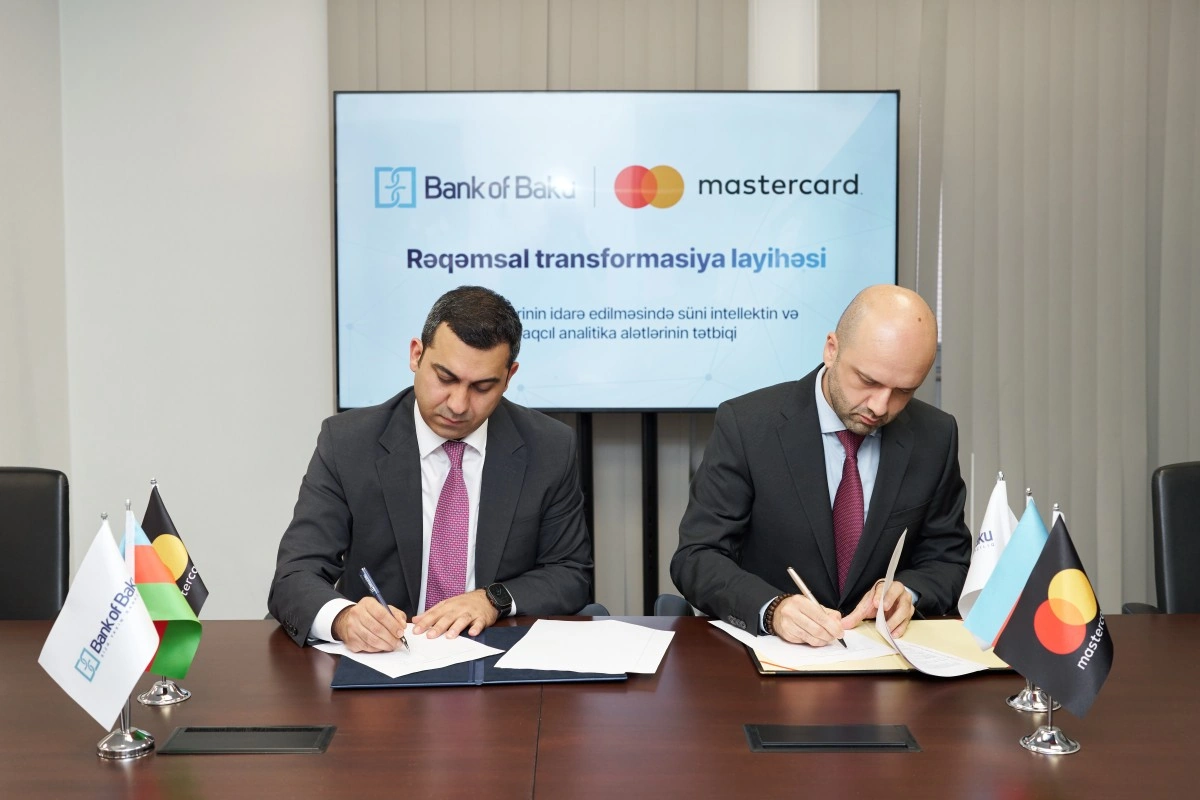 "Bank of Baku"  "Mastercard"ın Azərbaycanda ilk süni intellekt əsaslı rəqəmsal layihəsinə tərəfdaş olub