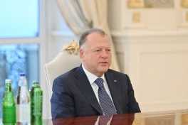Prezident İlham Əliyev Beynəlxalq Cüdo Federasiyasının prezidentini qəbul edib - FOTO