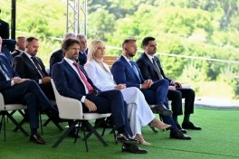 Azərbaycan və Slovakiya prezidentləri Şuşada mətbuata bəyanatlarla çıxış ediblər - FOTO - VİDEO - YENİLƏNİB-1