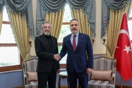 Hakan Fidan İstanbulda Əli Baqerini qəbul edib