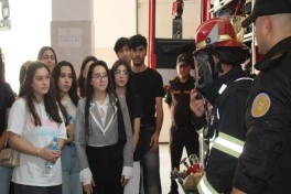 Dövlət Yanğından Mühafizə Xidməti Sumqayıtda “açıq qapı günü” keçirib