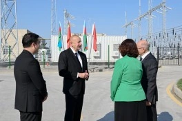 Prezident İlham Əliyev “Qobustan” Günəş Elektrik Stansiyasının açılışında iştirak edib