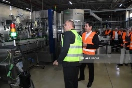 Xarici diplomatlar “İstisu” mineral su zavoduna baş çəkiblər - FOTO - VİDEO