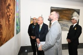 Aşqabadda MAMA “Ana təbiət” beynəlxalq incəsənət sərgisi açılıb - FOTO
