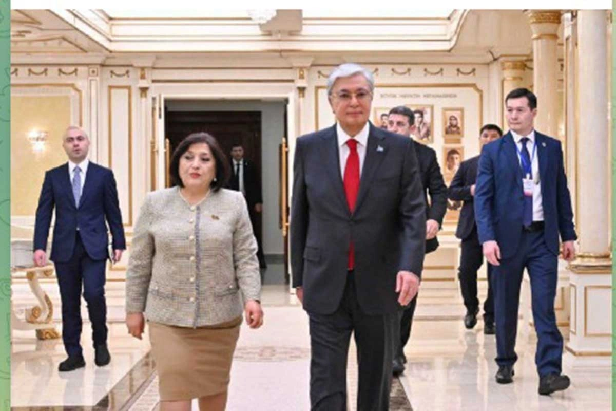 Qazaxıstan Prezidenti Milli Məclisin sədri ilə görüşüb - YENİLƏNİB