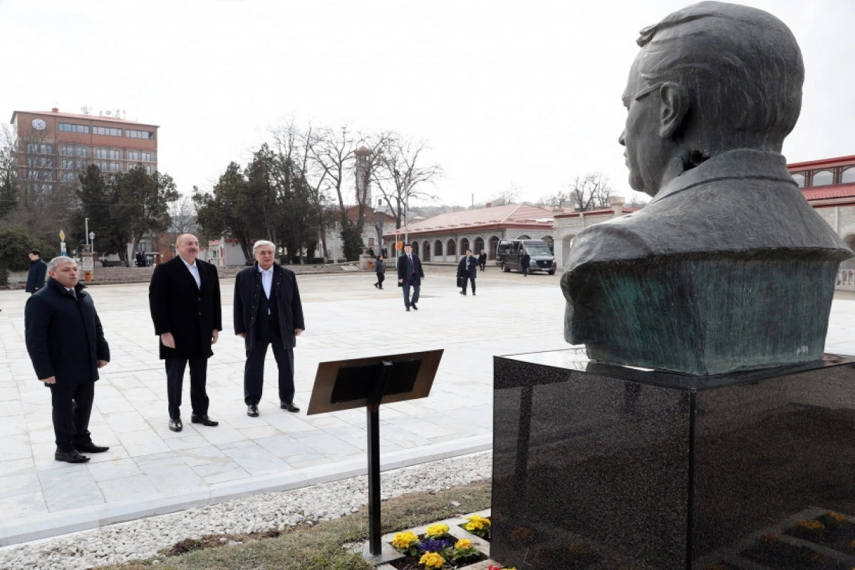 Azərbaycan və Qazaxıstan prezidentləri Şuşaya səfər ediblər - YENİLƏNİB